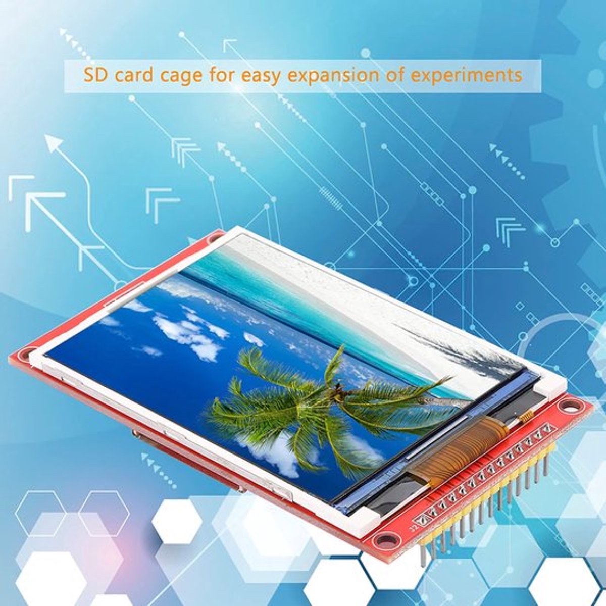 Zeynomax - LCD-displaymodule - 3,2 Inch - Ideaal voor projecten - 320 x 240