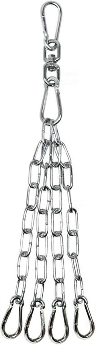 Bokszak Ketting - Zware Haken - Intensief Trainen - 360 Graden Rotatie - 49.5 cm - Metaal