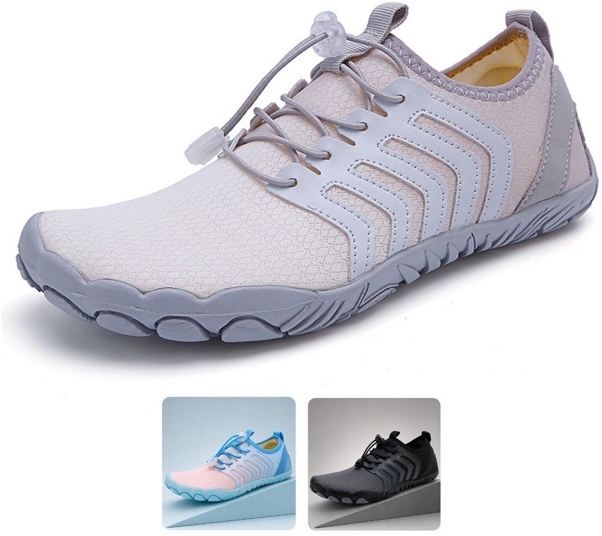 DOTALES - FlexStep barefoot schoenen Grau 40