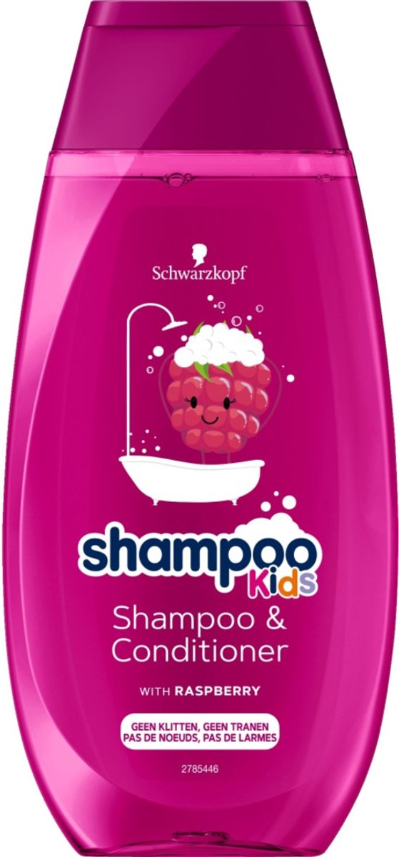 Bol.com Schwarzkopf - Kids Shampoo & Conditioner - Raspberry - 250ml aanbieding