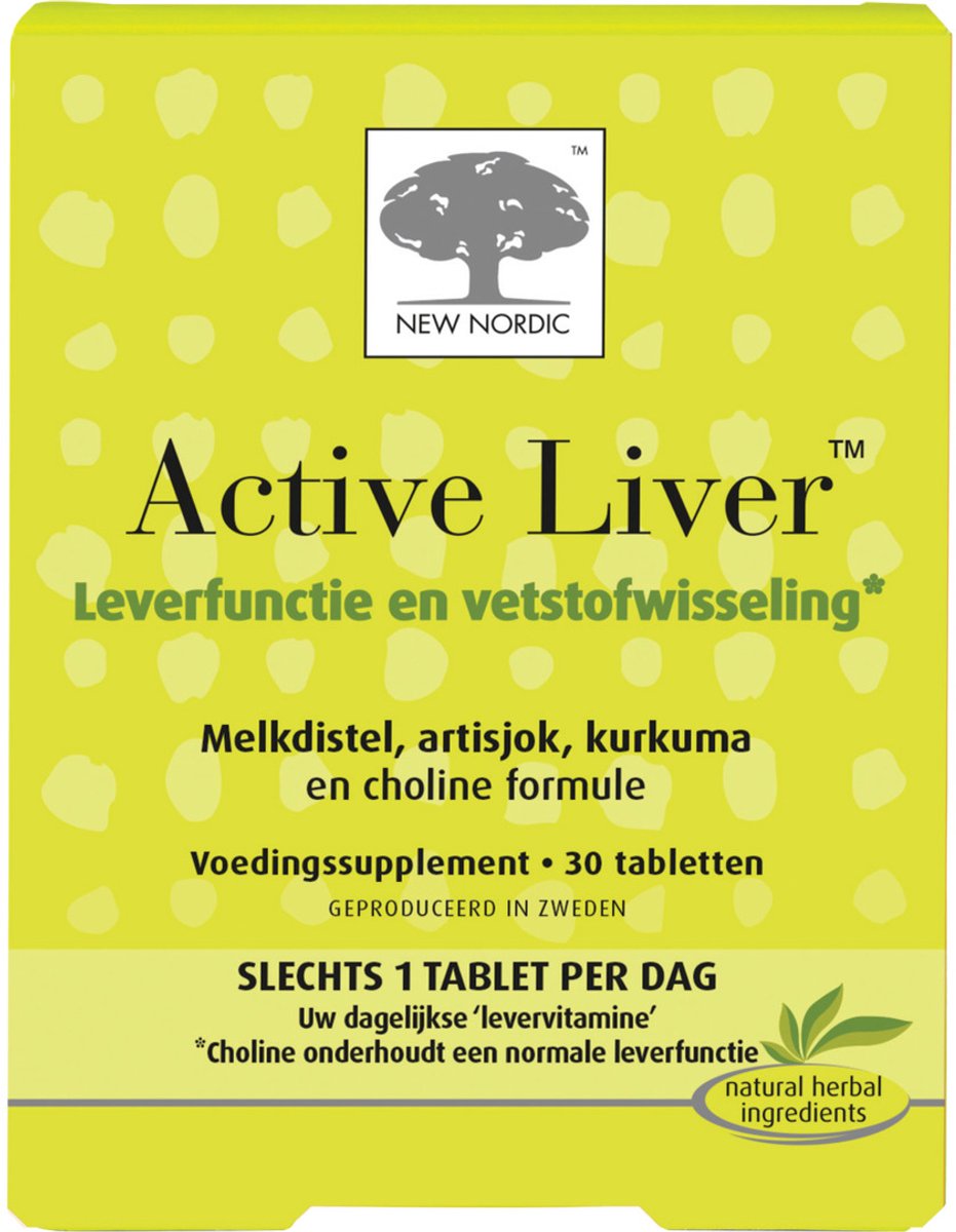 New Nordic Active Liver - Voedingssupplement - 30 tabletten