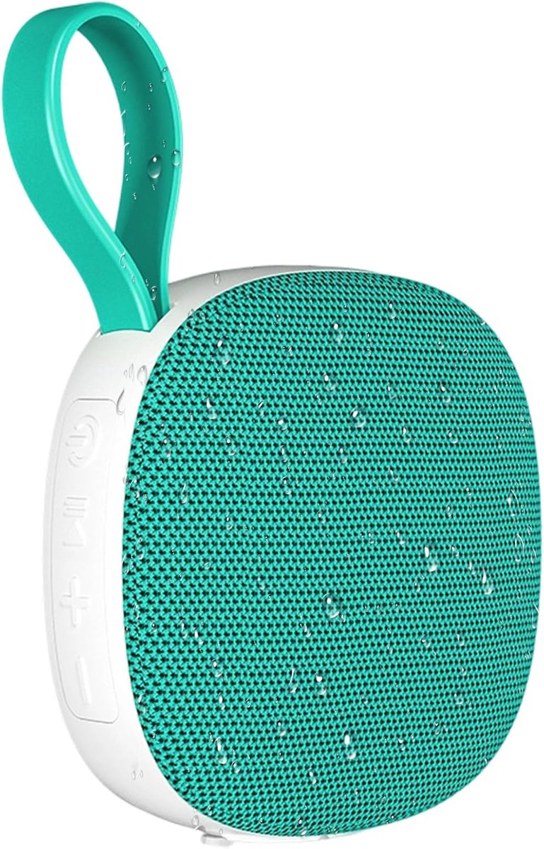 Draagbare Speaker - Reis Speaker - Muziek Afspelen - Magnetische Bevestiging - 12.8 x 4.1 x 12.8 cm - Groen