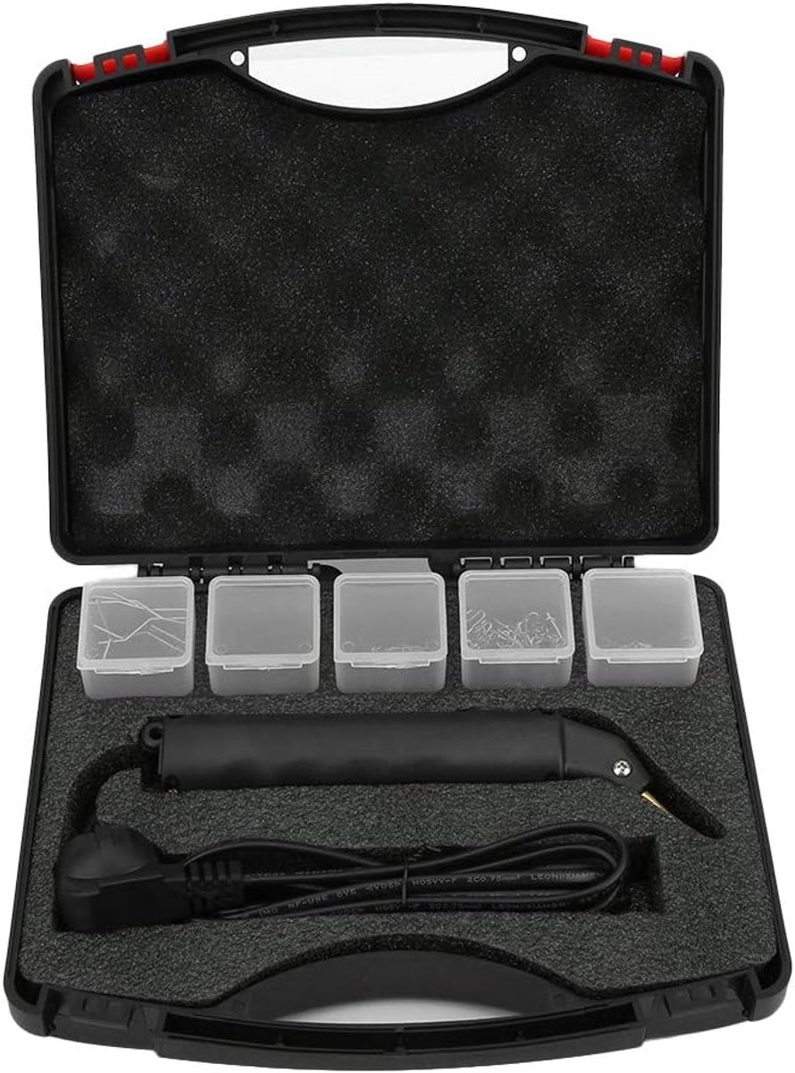 Kunststof Lasapparaat - Reparatieset Plastic - Plastic Repareren - Snelle Opwarming - 40-65W - Zwart