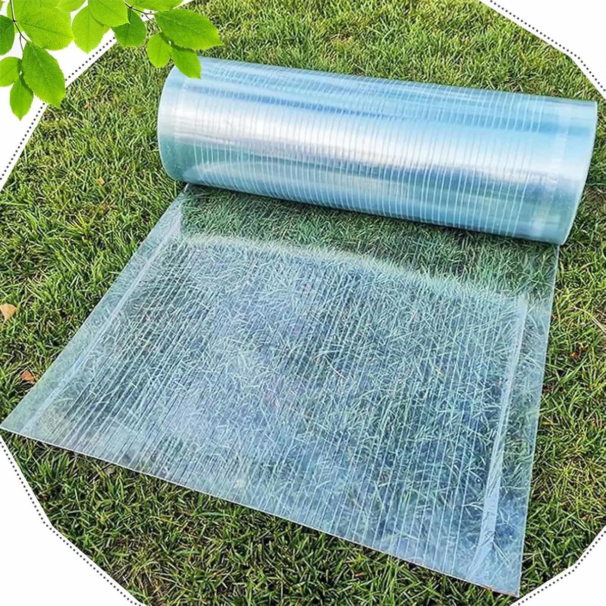 Polycarbonaat Dakplaten - Kunststof Panelen - Overkapping Bouwen - UV Bestendig - 0.8mm Dik - Transparant
