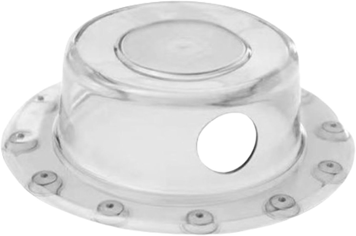 Badkuip Overloop Stopper - Bad Afvoerhoes - Dieper Baden - Sterke Zuignap Afdichting - 5 cm Hoogte - Transparant