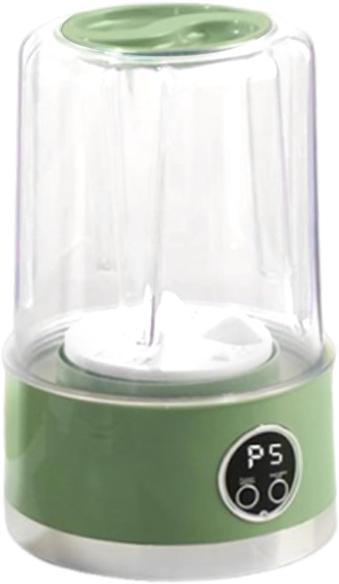 Wasbeker Spinner Sokkenwasser Emmer Kleine Was Draadloze Turbinetechnologie 21 x 14 x 21 cm Groen