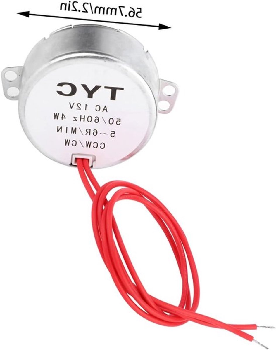 Zeynomax - Synchronous Motor 12V 4W - Reversible 5-6rpm - Ideaal voor Handicrafts