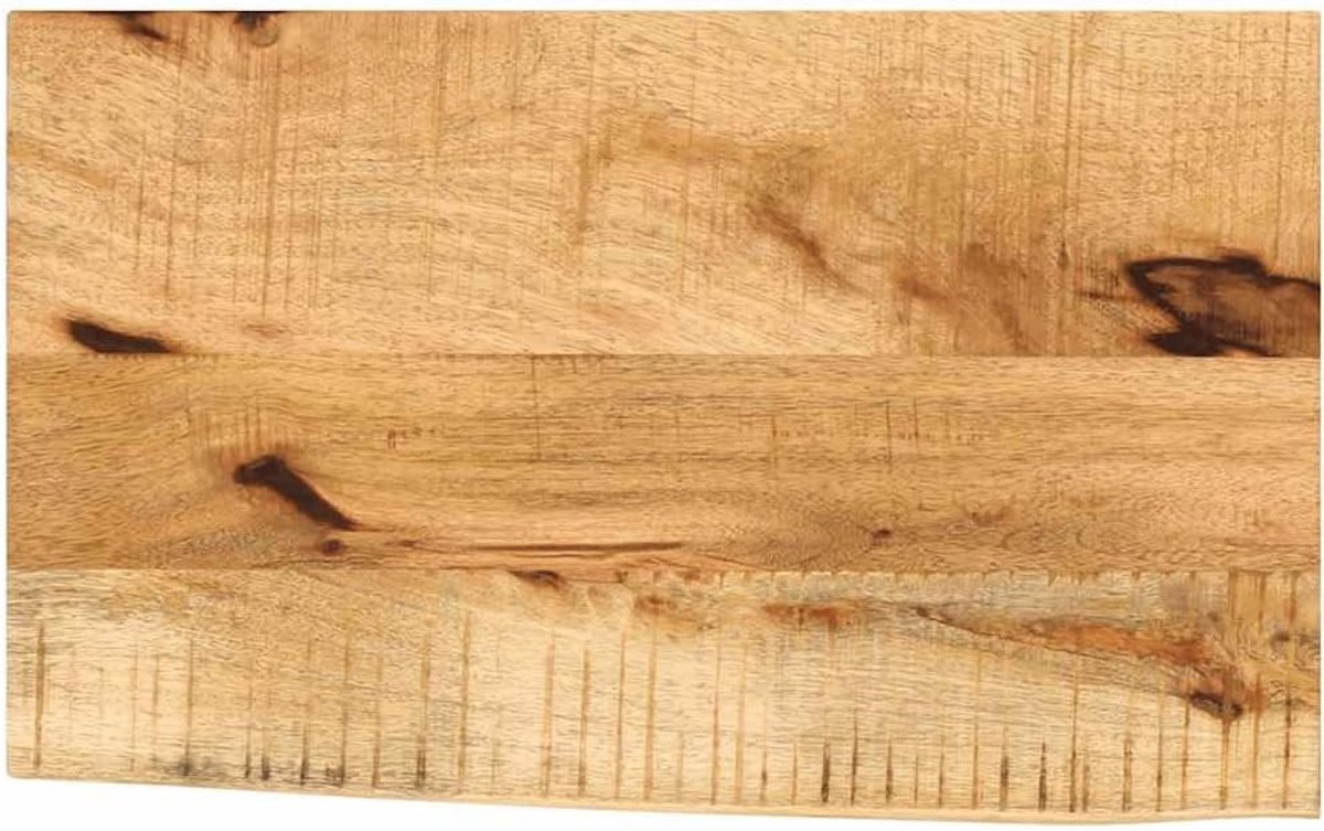 Houten Tafelblad - Vervangend Blad - Tafel Opknappen - Natuurlijke Rand - 50x40x2.5 cm - Natuurlijk Hout