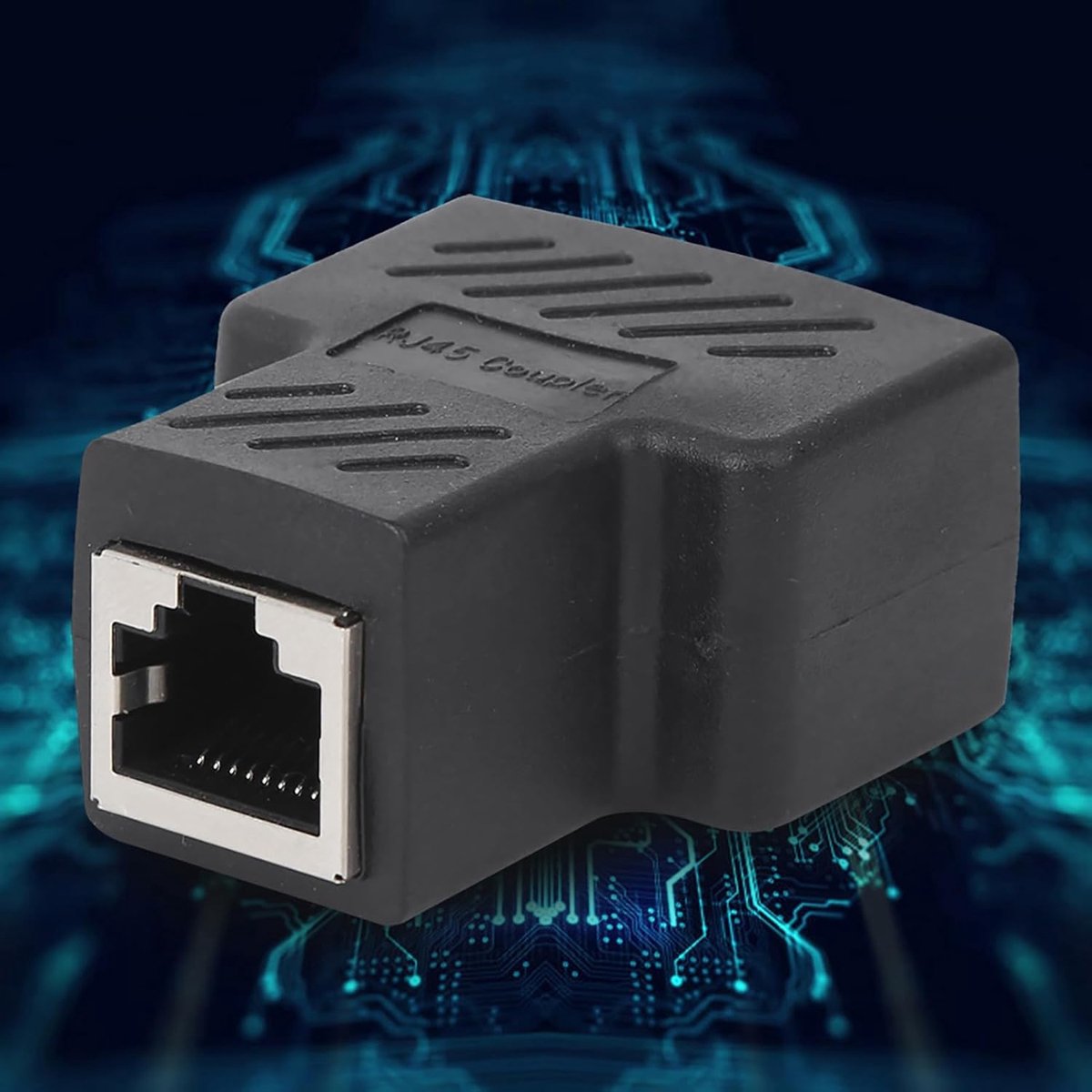 Netwerk Splitter - Kabel Adapter - Netwerk Uitbreiden - Lossless Signaal - 5 stuks - Zwart