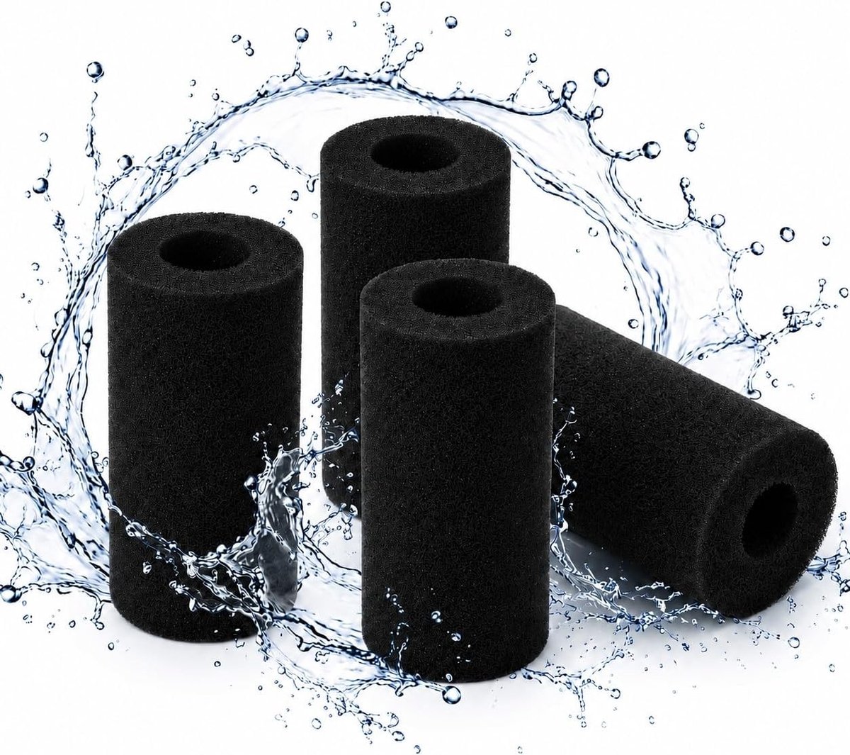Zwembadfilters - PU-schuim - Herbruikbaar en krasbestendig - Hoge filtratie-efficiëntie - Voor Intex A waterfilters