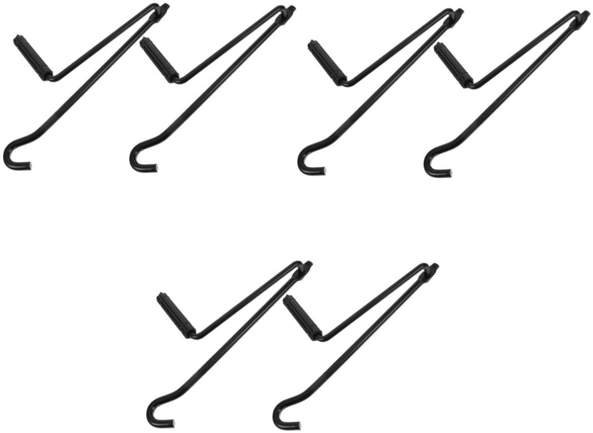 Vervangende Krikhendels - Hefgereedschap - Bandreparatie - Eenvoudig aan te sluiten - 3 sets - Zwart
