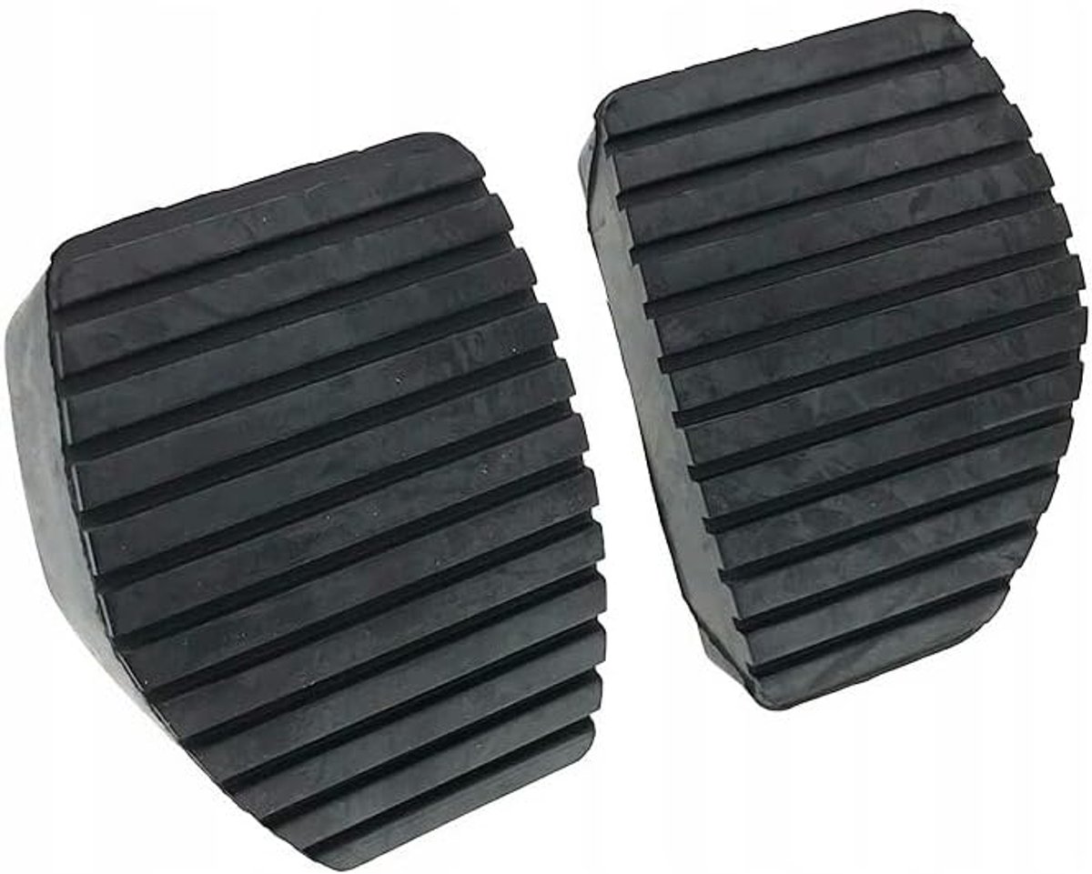 Pedaalrubber Set - Remrubber - Veilig Rijden - Antislip Oppervlak - 2 Stuks - Zwart