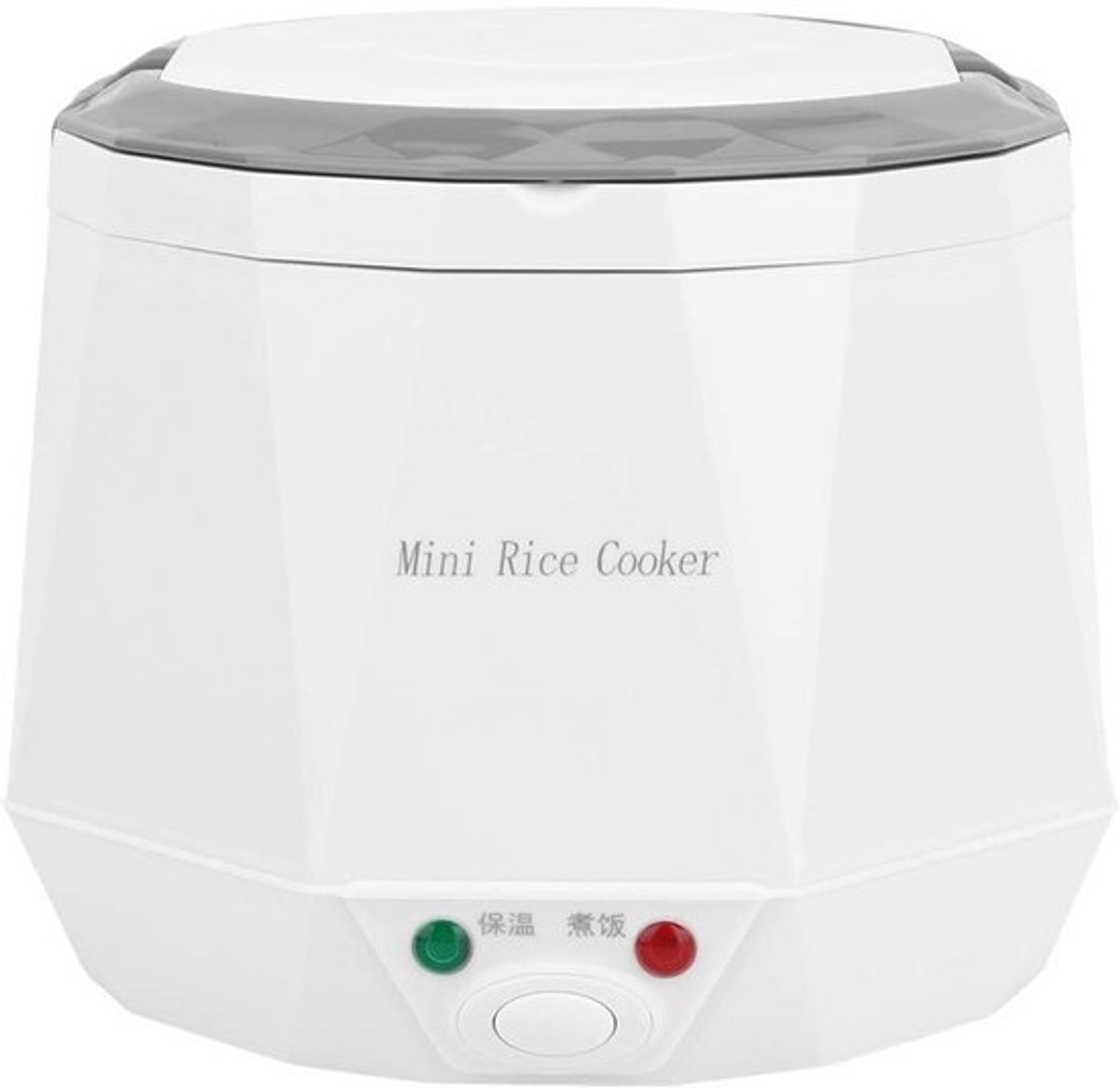 Dailygoody - Mini Draagbare Rijstkoker - 1.6l Capaciteit - Wit - 12V Autogebruik