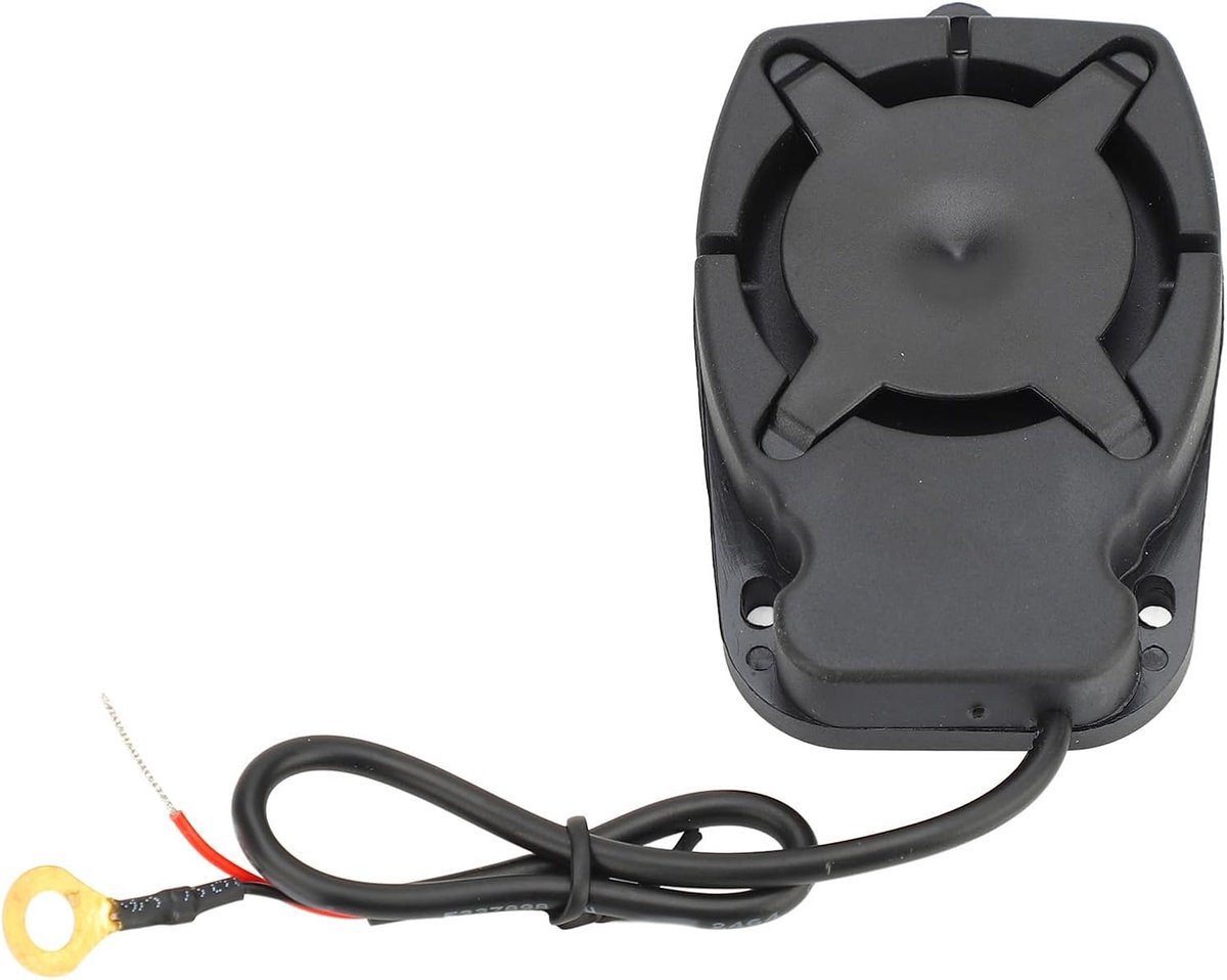 Elektronisch Geluidsalarm - Zoemer Alarm - Voertuig Beveiliging - Hoge Decibel - 120DB - Zwart