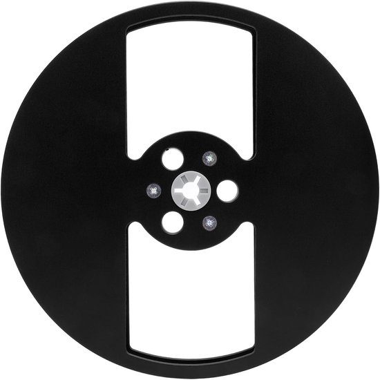 Lege Tapespoel - Haspel Spoel - Audio Opnemen - Sterk Aluminium - 7 Inch - Zwart — afbeelding 4