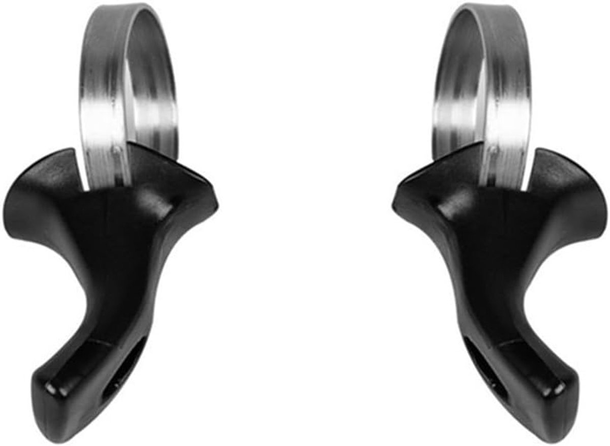 Fiets Stuur Grips - Duimsteun Accessoires - Verbeterde Controle - Lichtgewicht Nylon Staal - 15 Gram - Zwart