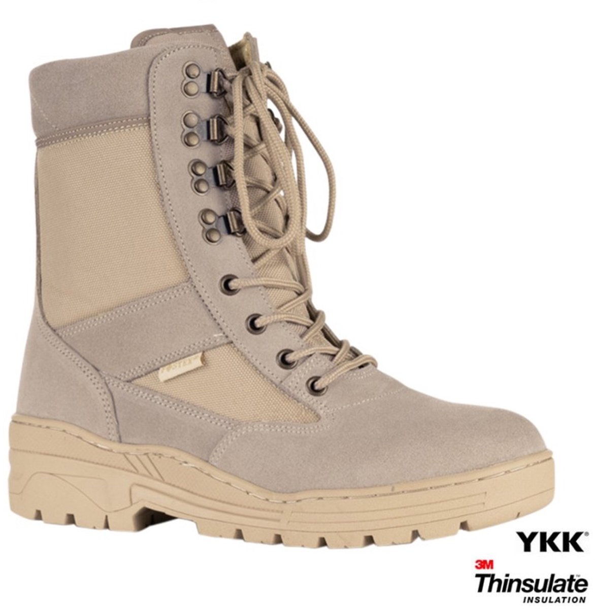 Sniper boots with YKK zipper (maat 45)