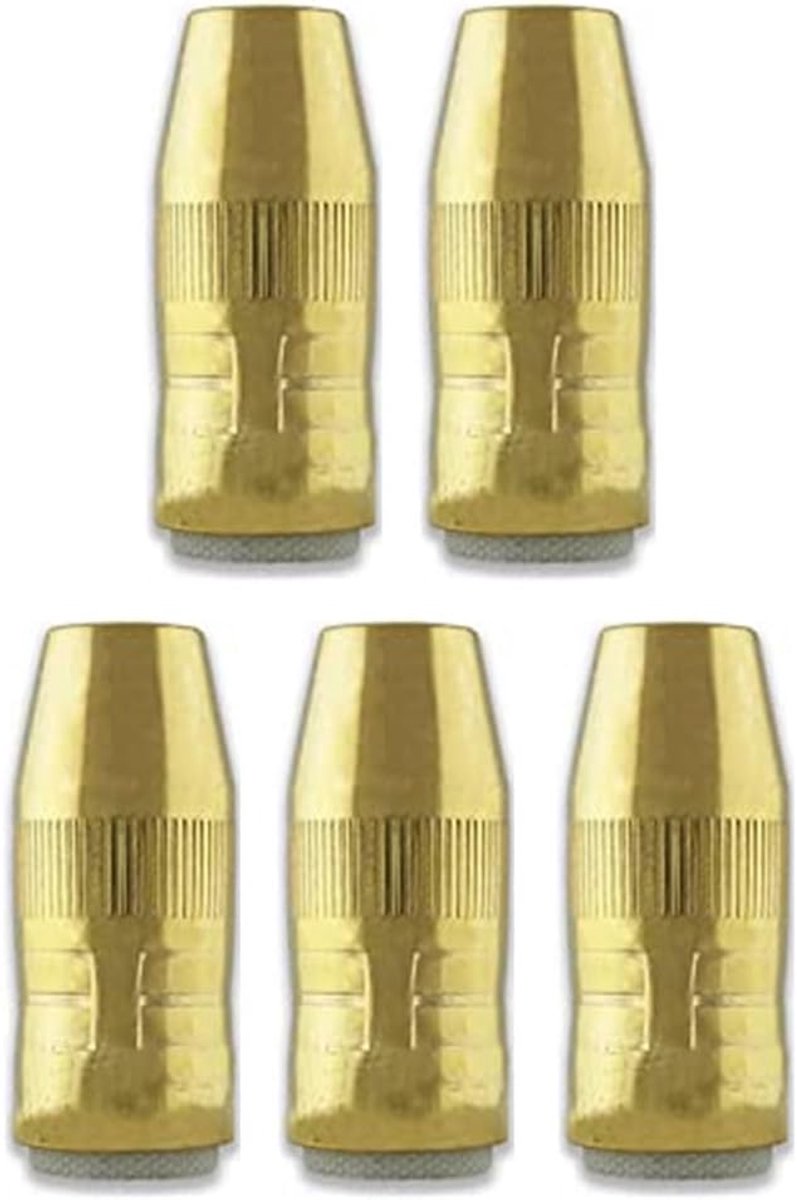 Lasmondstukken - Brandpatroonmondstukken - Lassen - Koperen Constructie - 5 stuks - Messing