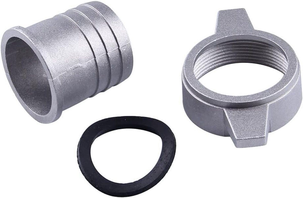 Waterpomp Fitting - Pijp Connector - Water Verplaatsen - Aluminium Constructie - 2 Inch - Zilverkleurig