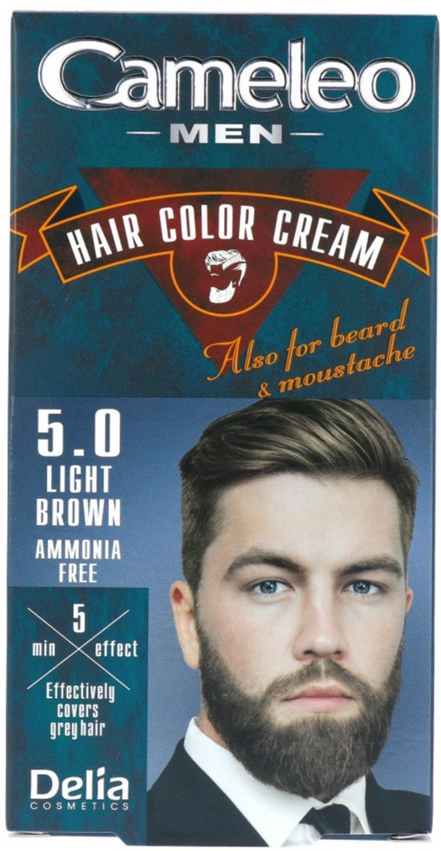 Cameleo Haarverf Men Licht Bruin Kleuring 5.0