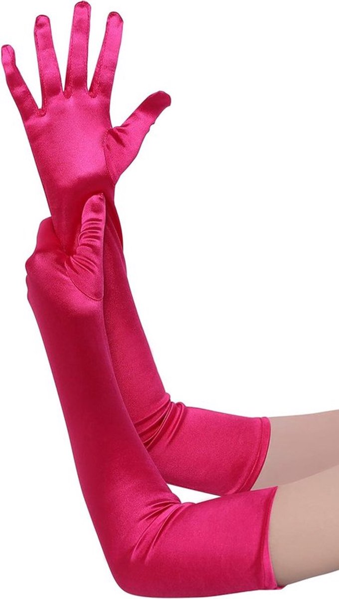 Allecto Plus - Satijnen Dameshandschoenen voor Feest - Audrey Hepburn Stijl - Maat