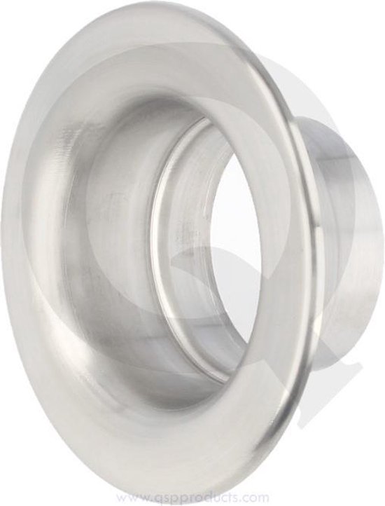 Luchtinlaat aluminium 89 mm zilver