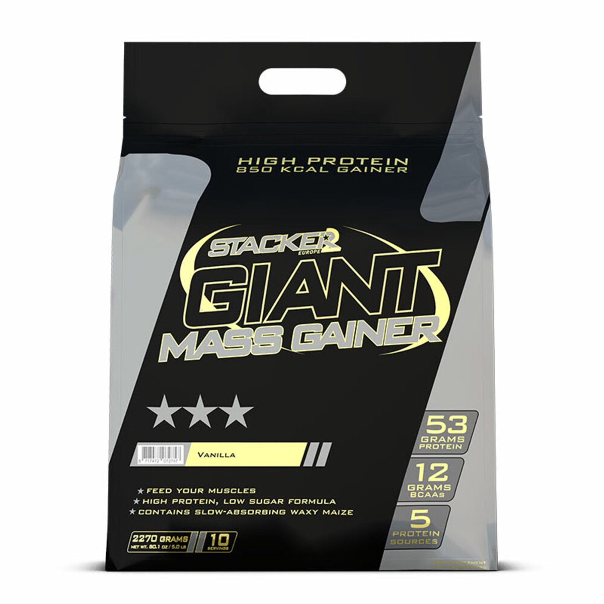 Goedkoopste Stacker 2 Giant Mass Gainer - 2.27 kg - Vanille