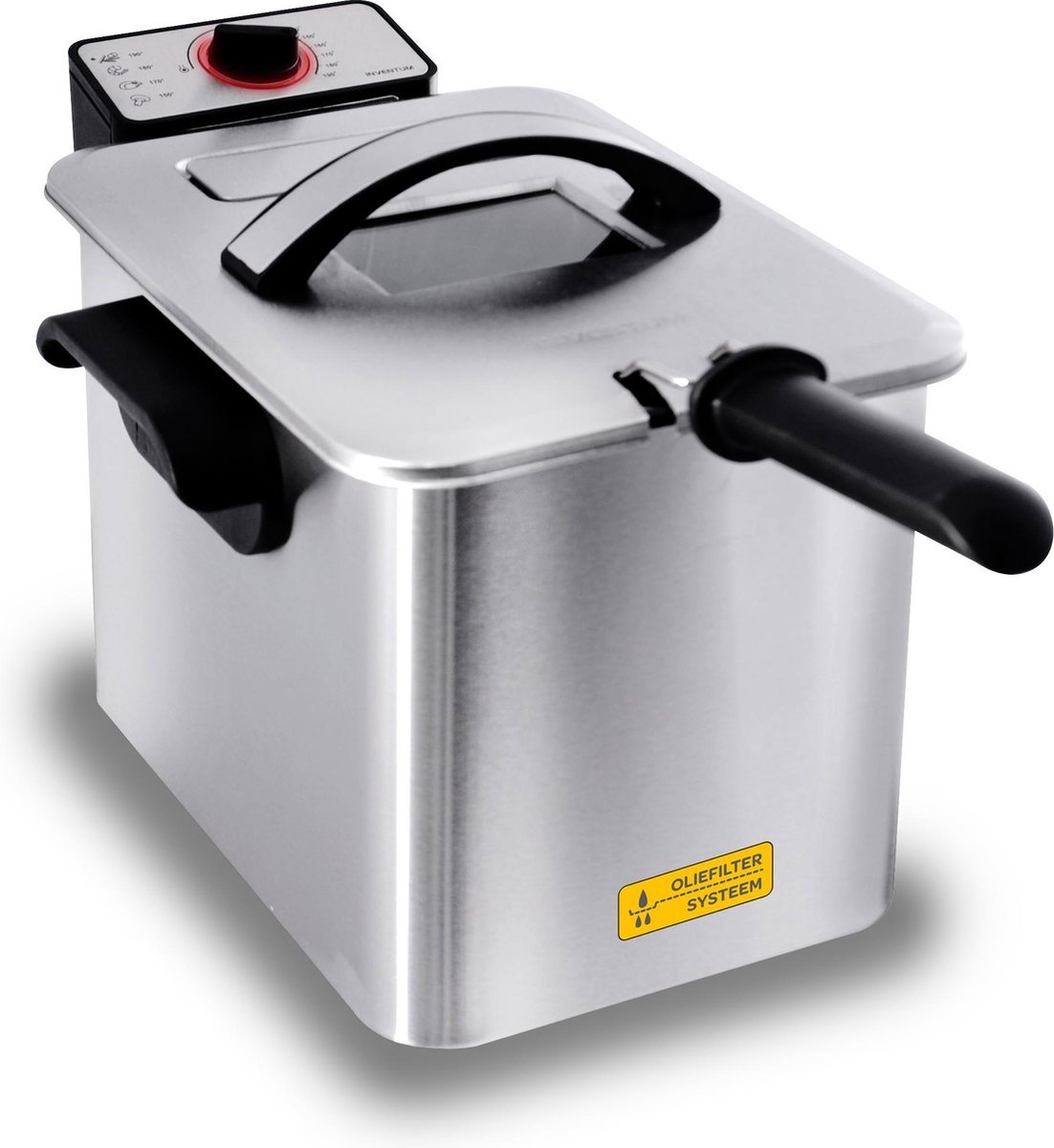 Frituurpan Friteuse 4 Liter 3000W RVS Zilver