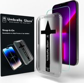 Umbrella Glass Snap-it-On Screenprotector - Geschikt voor iPhone 13 Pro Max