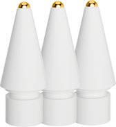 MMOBIEL Pointes de crayon en métal de 0 adaptées pour Apple Pencil 1ère et 2ème génération - 3 pièces - Pointes adaptées pour Apple Pencil - Remplacement des pointes iPencil adaptées aux pointes Apple Pencil - Wit