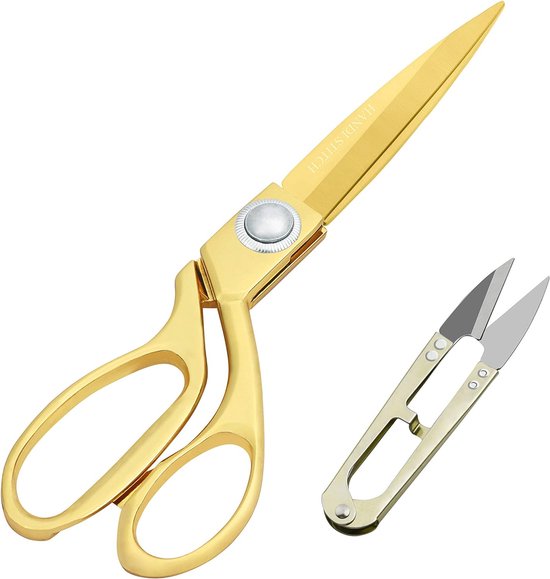 Stofschaar professionele kleermakersschaar voor precieze sneden 25,4 cm Professionele naaischaar met scherpe bladen Zware lederschaar Textielschaar