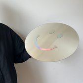 Holografische Smiley Spiegel - 38cm - Rond
