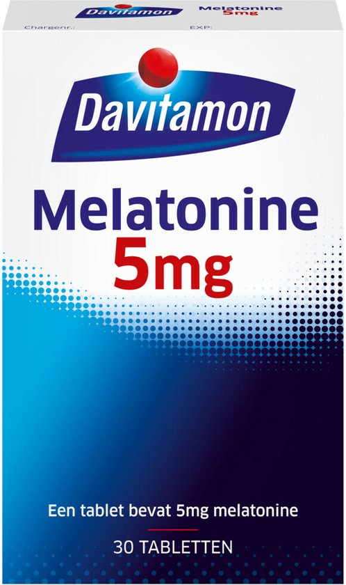 Foto: Davitamon melatonine 5mg 1 x 30 tabletten