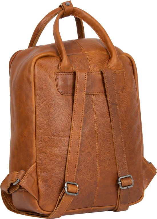 MUSTANG Cuero mochila de ocio Catania Backpack Cognac marrón