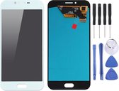 Lcd-scherm en digitizer volledige montage (OLED-materiaal) voor Galaxy A8 (2016), A810F / DS, A810YZ (wit)