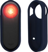 kwmobile Achterlicht hoesje geschikt voor Garmin Varia RTL515 - Achterlicht siliconehoesje - donkerblauw