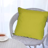 Coussin 60 x 60 cm [Set de 2] Housse de coussin Water Lime (sans coussin) Housse de coussin imperméable comme coussin de Garden ou coussin décoratif, housse de coussin pour l'intérieur et l'extérieur