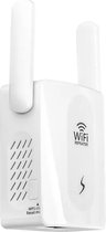 DrPhone BoostWave - WiFi Versterker – Bereik Tot 300 Meter – Wifi Punt – Wifi Extender – 300 Mbps – 2.4Ghz Expander - Wit