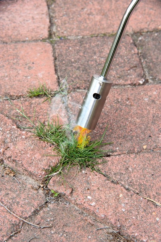Kinzo | Onkruidbrander met Piëzo-ontsteking - Incl. 8 Gasflessen