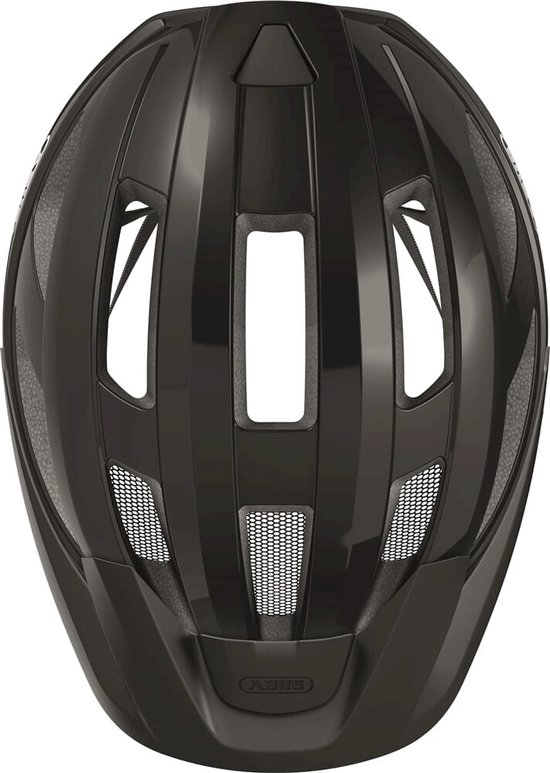 Fietshelm ABUS MACATOR MIPS shiny black L - 58-62 cm - zwart - Geschikt voor gebruik op elektrische fietsen - stadsfietsen - 310 g — afbeelding 3