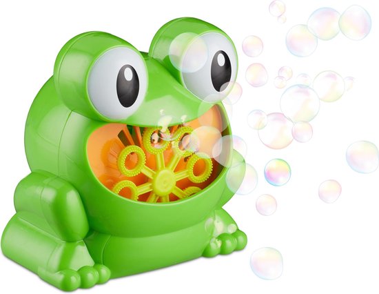 relaxdays Bubble soufflant machine grenouille - enfant - machine à bulles  de savon -... | bol