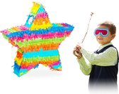 Relaxdays Pinata ster - piñata - regenboog - kinderfeestje - verjaardag - zelf vullen