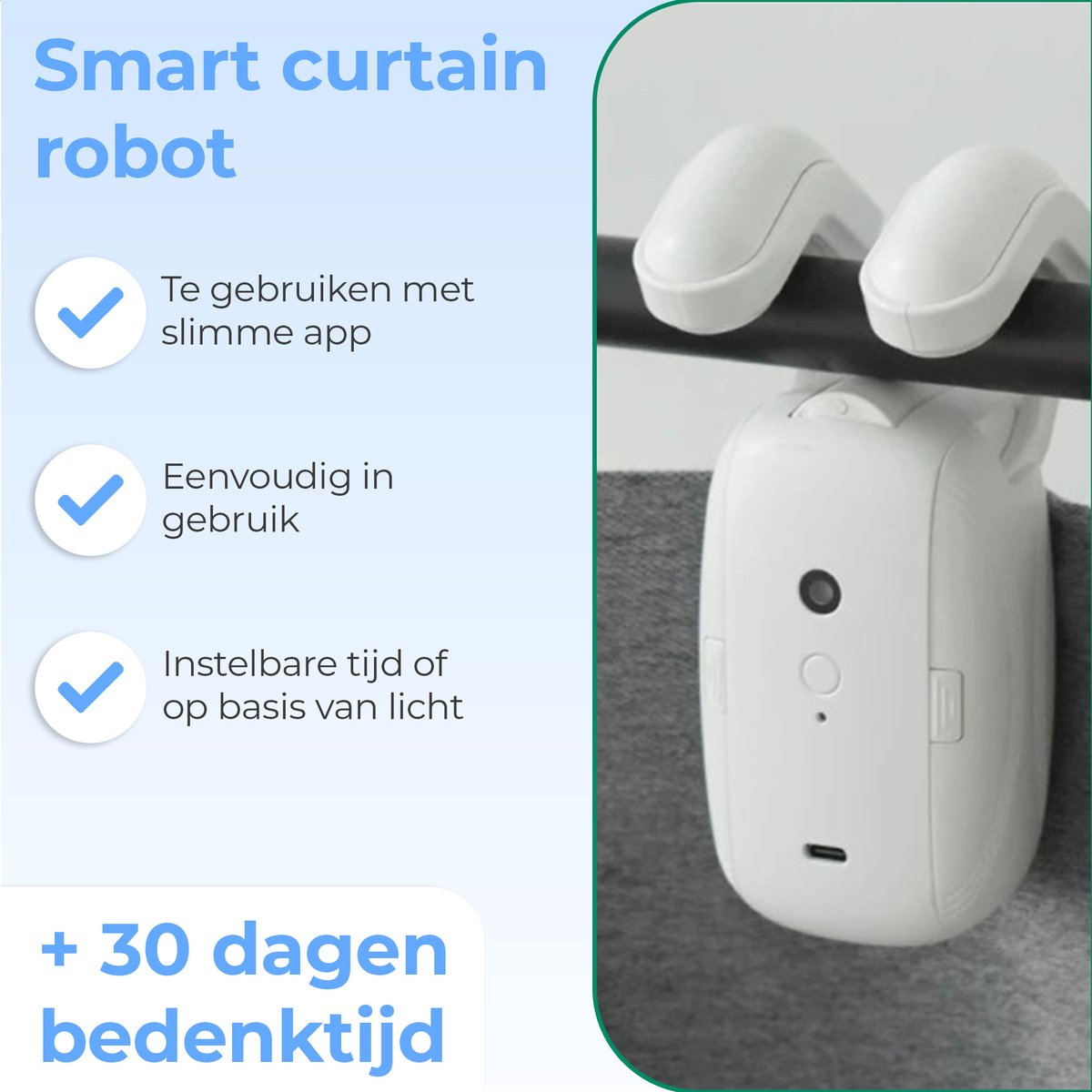 Slimme trapklimmende robotstofzuiger met ongeëvenaarde zuigkracht voor