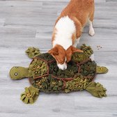 ShopbijStef - Honden speelgoed - Snuffelmat - Schildpad - Interactieve honden puzzel - Snuffel training - IQ Training - Intelligentiespeelgoed - Snuffelen - Huisdier - Brokjes zoeken - Hondenlekkernij zoeken - Ontspanning - Training
