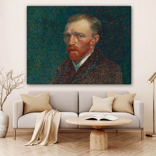 Toile - Peinture Art - Van Gogh - Maîtres Anciens - Autoportrait - 160x120 cm - Décoration Décoration murale - Chambre