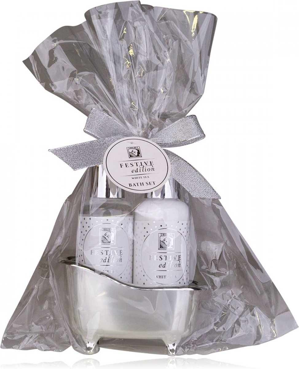 Goedkoopste Doucheset - cadeauset - wellness - bodylotion - douchegel - kleine badkuip cadeauset - Festive Edition