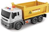 Camion benne - Friction Dump Truck 24,5CM - avec son - plateforme de chargement réglable