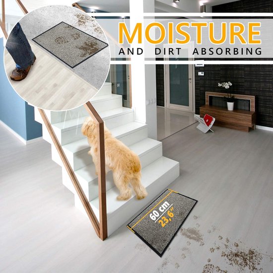 Doormat for Front Door, Inside and Outside, Doormat, for Entrance Areas, Cleaning Mat,... bol.