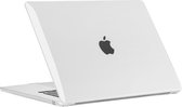 Mobigear Laptophoes geschikt voor Apple MacBook Air 15 Inch (2023-2024) Hoes Hardshell Laptopcover MacBook Case | Mobigear Glossy | Doorzichtig Hoesje MacBook Air 15 Inch (2023-2024) - Transparant - Model