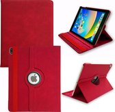 Casemania Hoes Geschikt voor Apple iPad Pro 11 inch (2018 - 2020 - 2021 & 2022) Crimson Red - Draaibare Tablet Book Cover